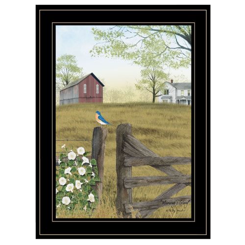 Trendy Decor 4U "Morning's Glory" Framed Wall Art, Modern Home Decor Framed Print for Living Room, Bedroom & Farmhouse Wall Decoration by Billy J